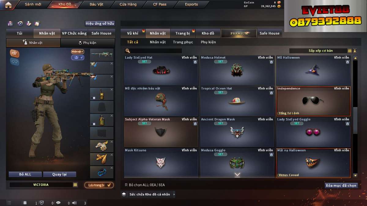 shop acc cf uy tin gia re